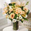 Velvety Delicacy: Gerberas and Alstroemerias