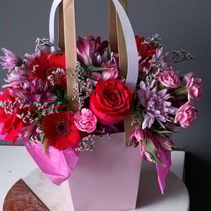 Flower Bag - Red