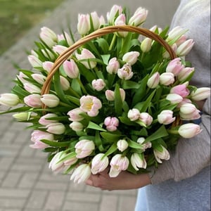 Cesta de flores 'Morning in the garden'