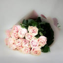 Mono bouquet of pink roses