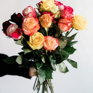 Bouquet 'Several colors Love Roses'