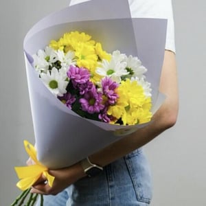 Bouquet de Chrysanthèmes Brillants