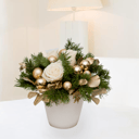 Arrangement 'Christmas Angel: White Roses'