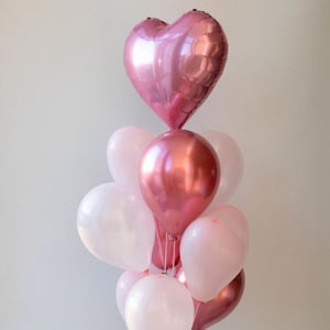Set of pink balloons 10 pcs.