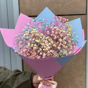 Bouquet 'Colored gypsophila'