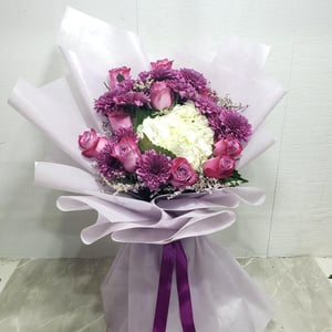 Mazzo 'Bouquet Pastello Viola'