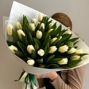 Bouquet '25 white tulips'
