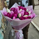 Large bouquet of tulips 35 pieces "Love"