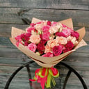 Blumenstrauß 'Monostrauß aus 29 Sprayrosen'