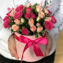 Composition with spray roses