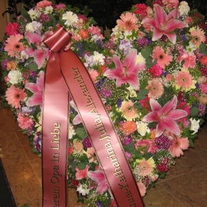 Saisonblumenherz