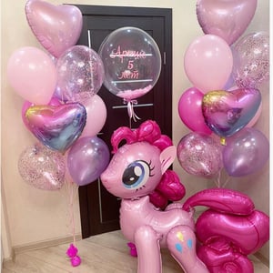 A set of balloons for a little princess