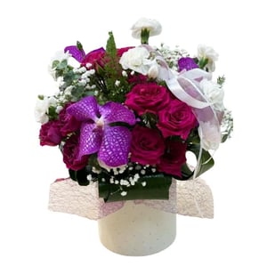 Elegance Orchid Flower Box