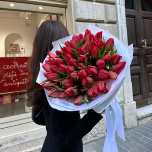 Mazzo 'Tulipani rossi'