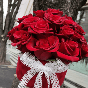 Flower box 'Red joy'