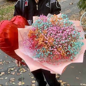 Gypsophila with a heart