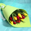 Ramo 'Bouquet of 15 tulips in bright colors'
