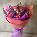 Bouquet of Mattiola and roses Ecuador