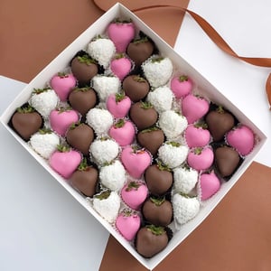 Fraises au chocolat - 40 à 55 pièces - Moments