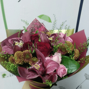 Bouquet 'Burgundy mood'
