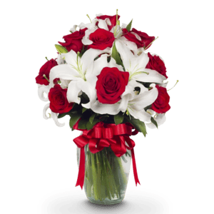 Bouquet 'Roses and Lilies'