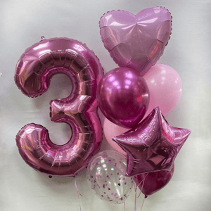 Ballonset 137 - mit der Nummer 3