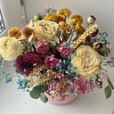 Zusammensetzung von getrockneten Blumen