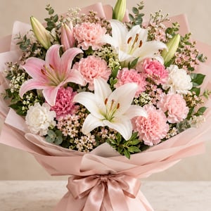 Bouquet 'Lilies and Carnations'