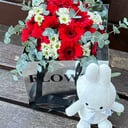 Cesta de flores 'Explosión de Color'