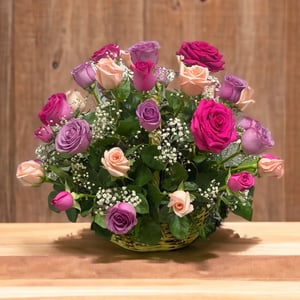 Flower basket 'For mom'