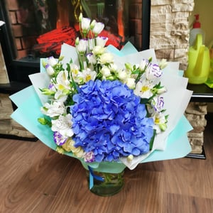 Blumenstrauß 'Azurblau'