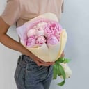 Bouquet '7 pink peonies'
