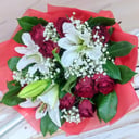 Bouquet 'Lily and roses'