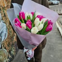 Bouquet of tulips "Velvet"