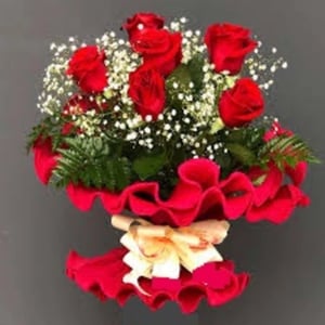Bouquet 'Staircase of Roses and Chocolates'