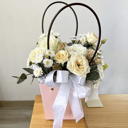 Caja de flores 'Ternura en polvo'