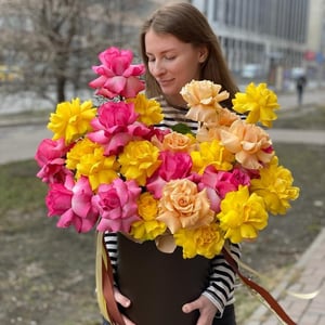 Blumenbox 'Wunderschöne Schachtel mit Rosen'