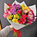 Bouquet 'Bright mix of Alstroemerias'