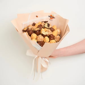 Schokoladen-Erdbeer-Bouquet - Herbst