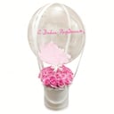 Balloon Bubbles with feathers and flowers