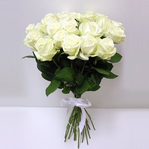 23 white roses