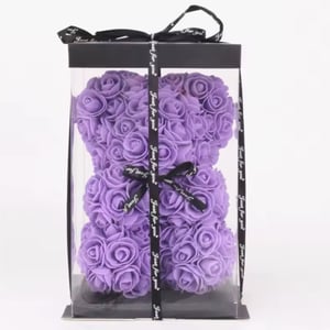 Orso di rose completamente assemblato