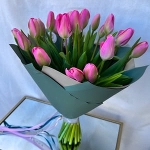 Bouquet of Tulips Pink