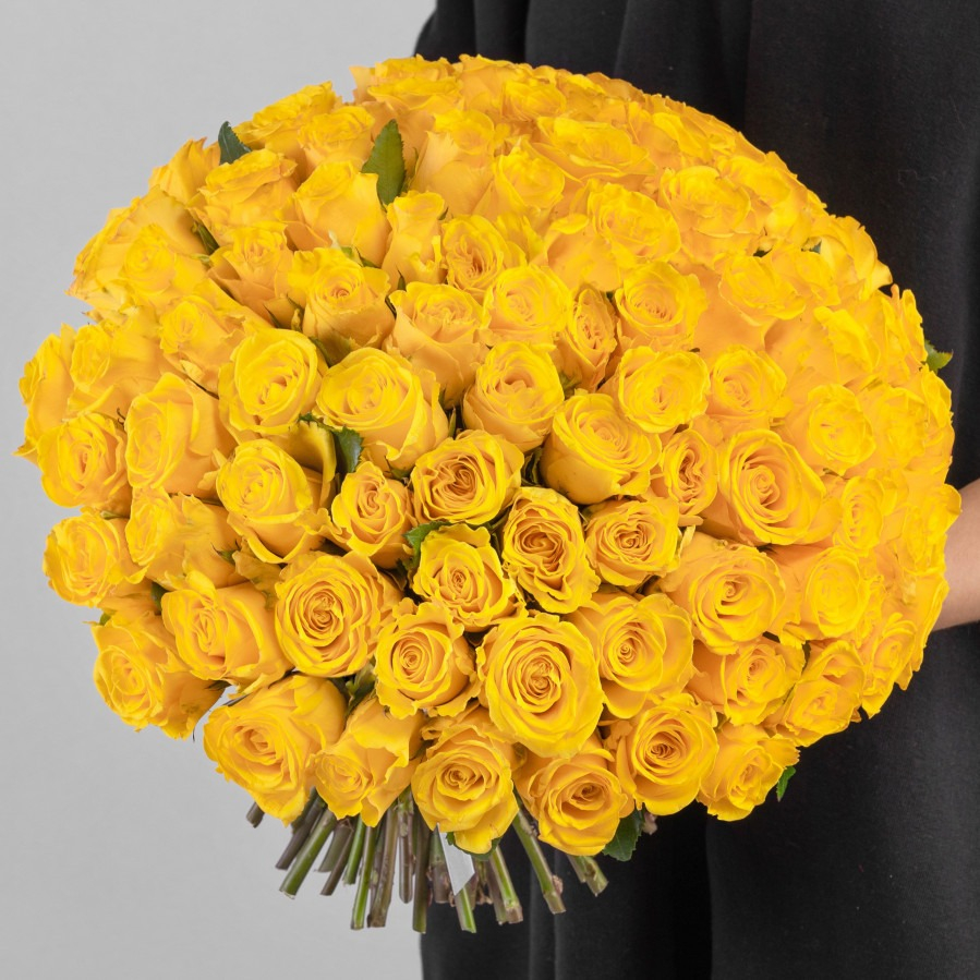 Bouquet of 101 yellow roses - Order Online and Send for 287 $ with Same ...