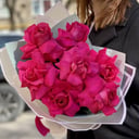 Bouquet '7 openwork crimson roses'