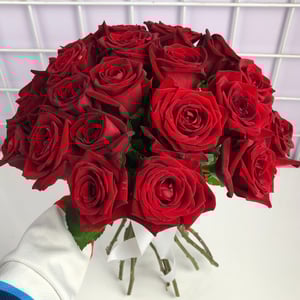 Bouquet of 25 red roses