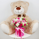 'Rose island' with teddy bear