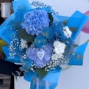 Blumenstrauß 'Blaue Poesie'