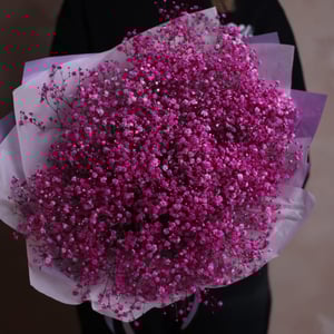 Bouquet of 11 pink gypsophila