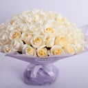 101 white elite rose Ecuador